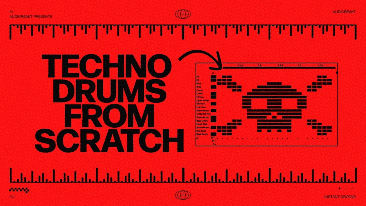 Free Ableton Live 12 Techno Drum Patterns Project (Audioreakt)
