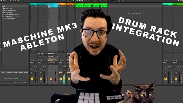 Free Ableton Live 9.7 Maschine 2 Drum Rack Routing Set (moneypizzle)