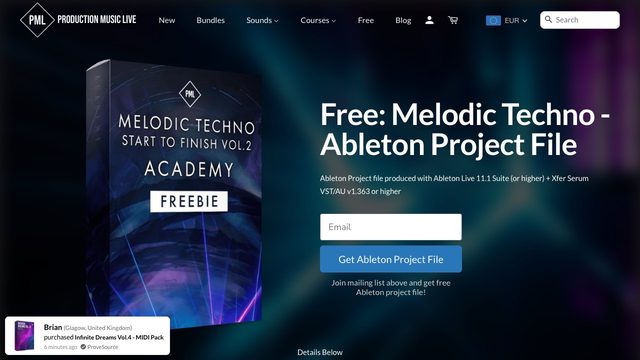 Free Ableton Live 11 Melodic Techno Project: Am I Real (PML)