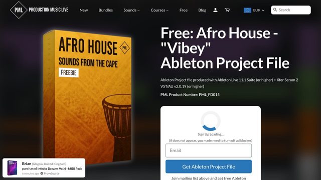 Free Ableton Live 11 Afro House Template: Vibey (PML)