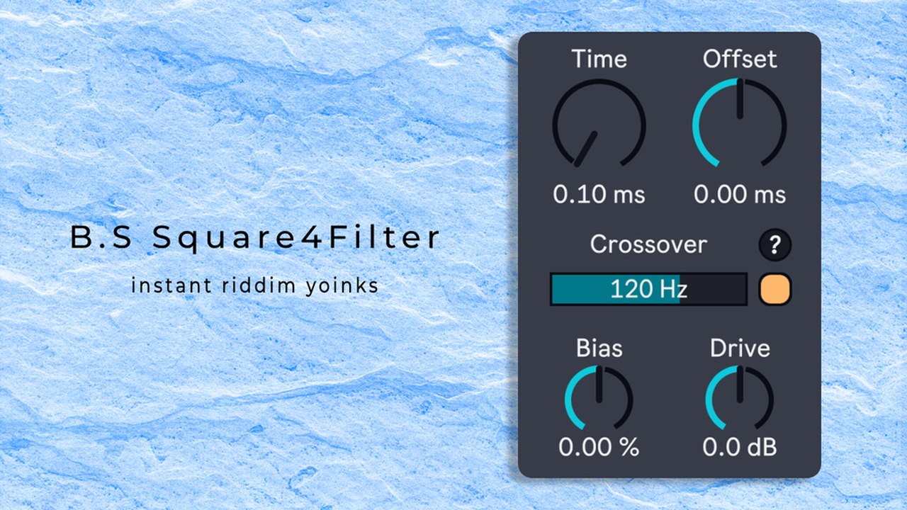 Free Ableton Live 12 Max for Live Device: Square4Filter Riddim Comb Filter (B.S Audio Tools)