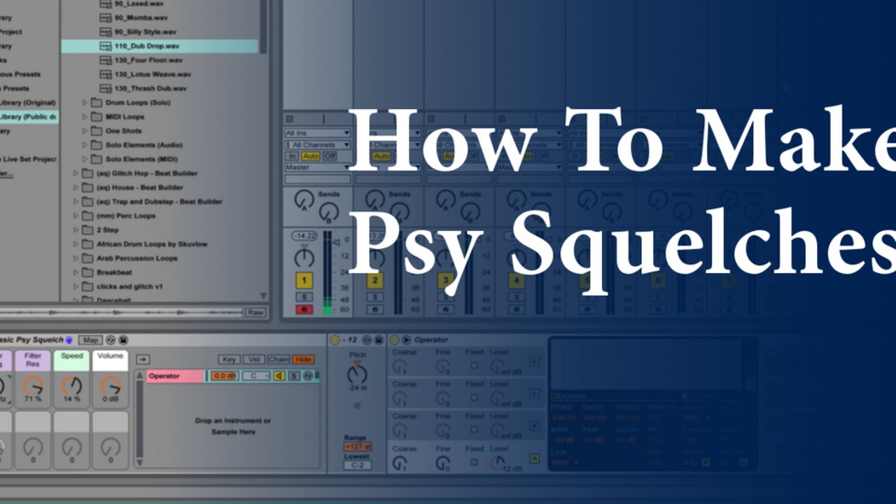 Free Ableton Live 9.7 Rack Pack: Psy Squelch Instrument Racks (Isaac Cotec)