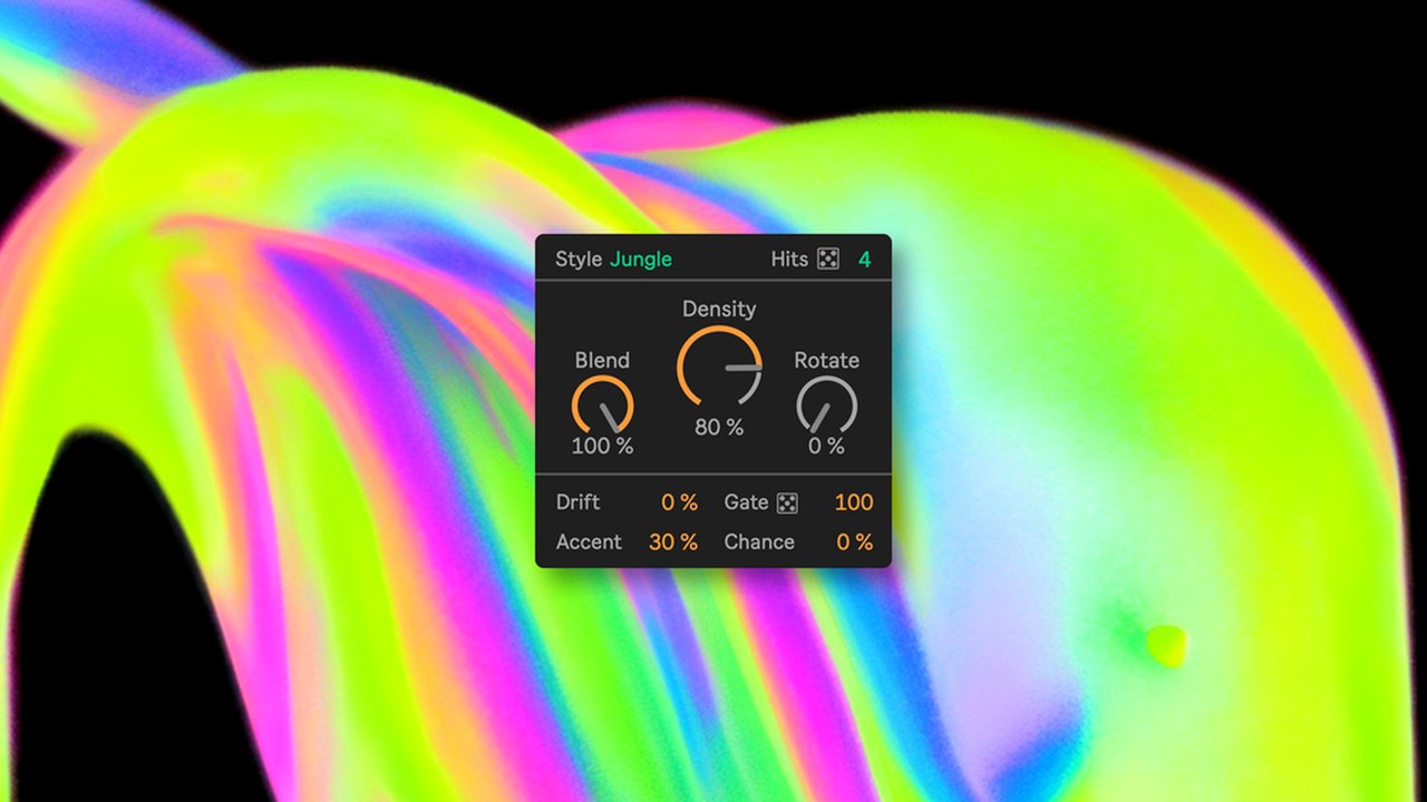 Free Ableton Live 12 Max for Live Device: Jungle Trigger Pattern Generator (Wavefolded)