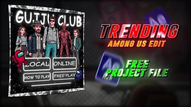 Free After Effects Project: Trending Among Us Edit (Gujju Edition)