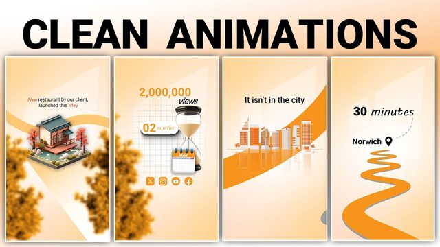 Free After Effects Project: Minimalist Reels Edit (Amin Visuals)