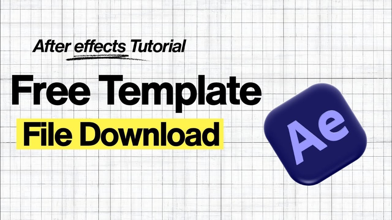 Free After Effects Project: Logo Animation & 2D Edit (babineditz)