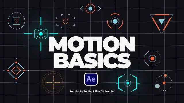 Free After Effects Project: Motion Graphics Basics (SonduckFilm)