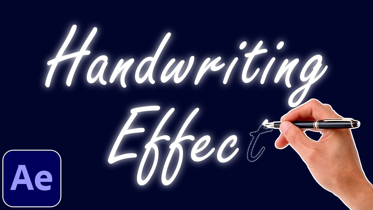 Free After Effects Project: Handwriting Write-On Effect (Smertimba)