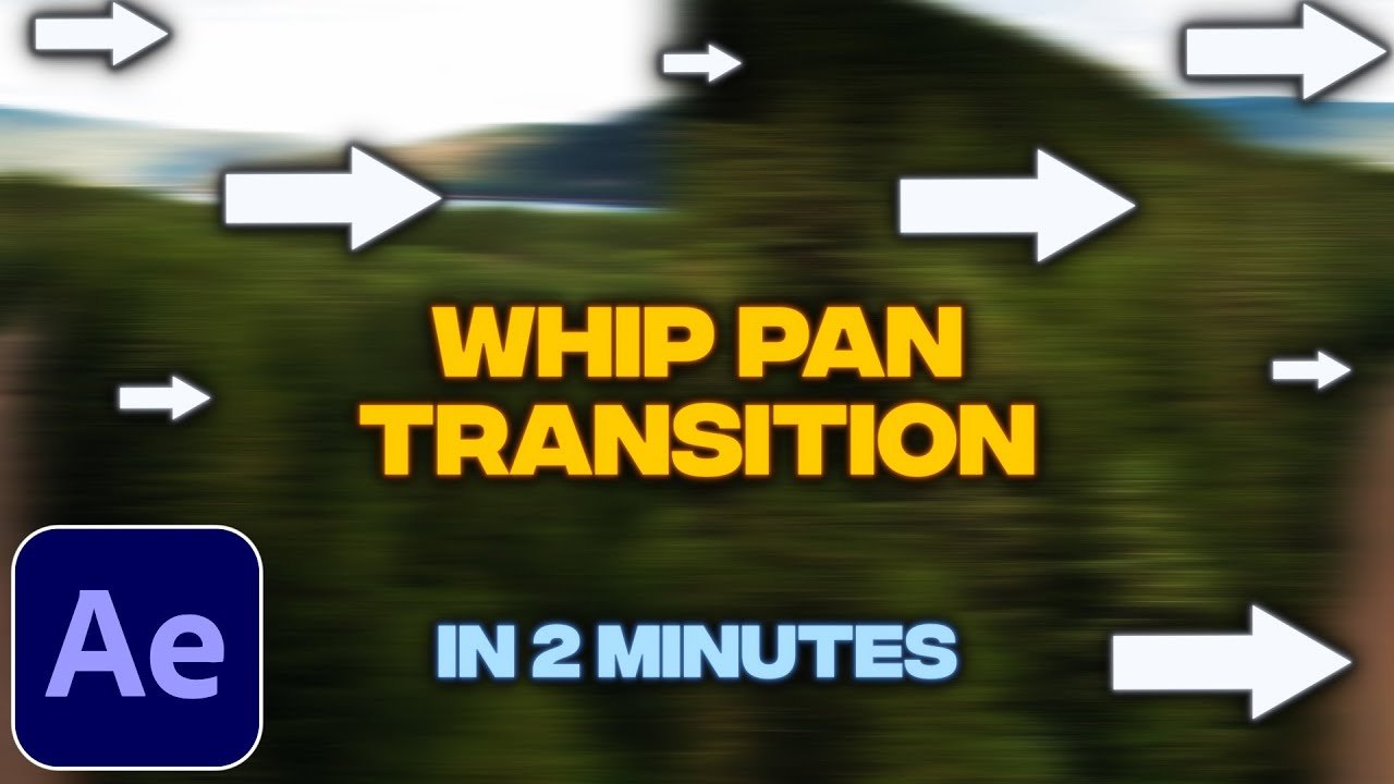 Free After Effects Project: Seamless Whip Pan Transition (Smertimba)