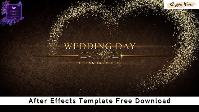 Free After Effects Template: Wedding Pack II (Klapper Waves Media)