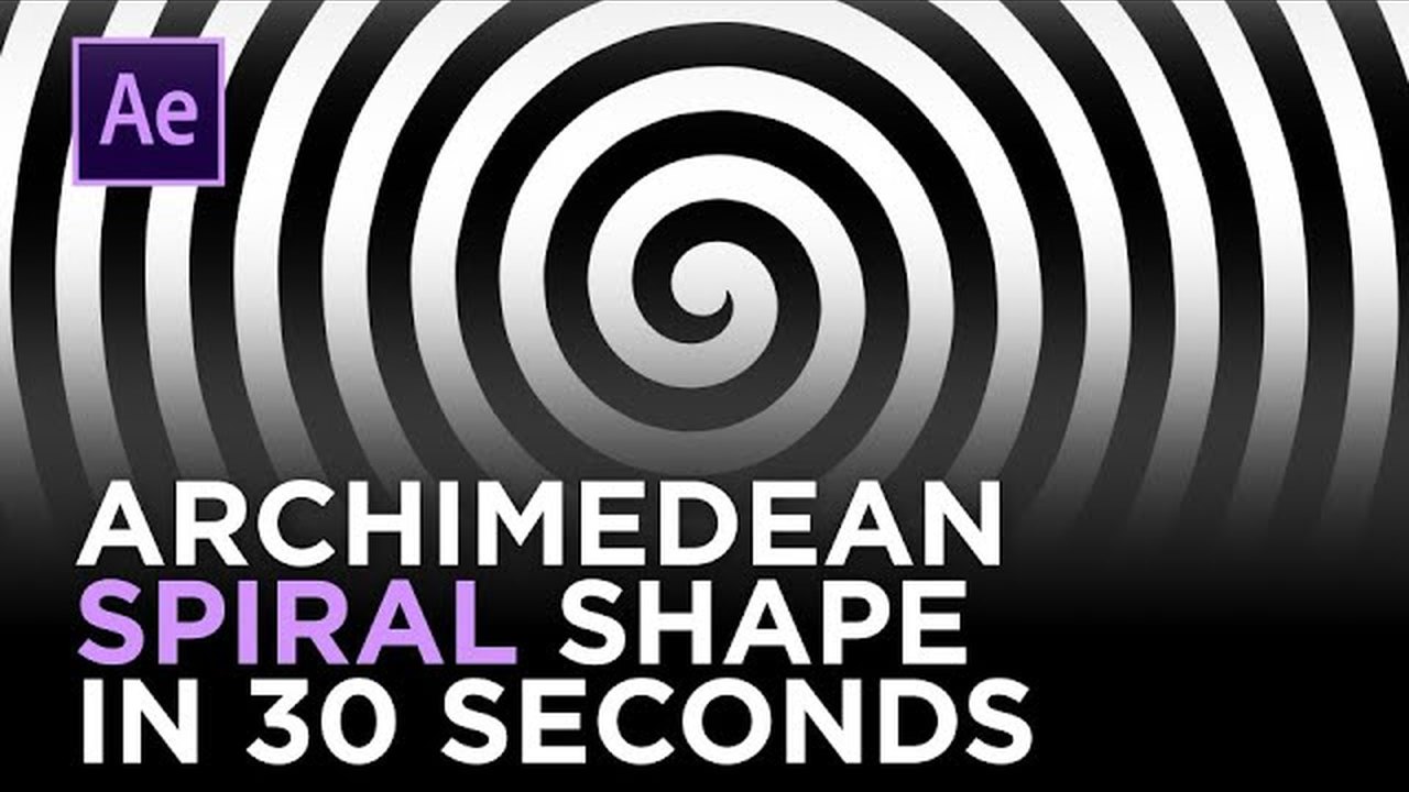 Free After Effects Project: Archimedes Spiral with Expressions (NoSleepCreative)