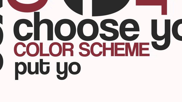 Free After Effects Project: Short Kinetic Typography Video Template (Lyric Video Design)