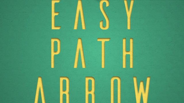 Free After Effects CC 2019+ Animation Preset: Easy Path Arrow (Kyle Hamrick)