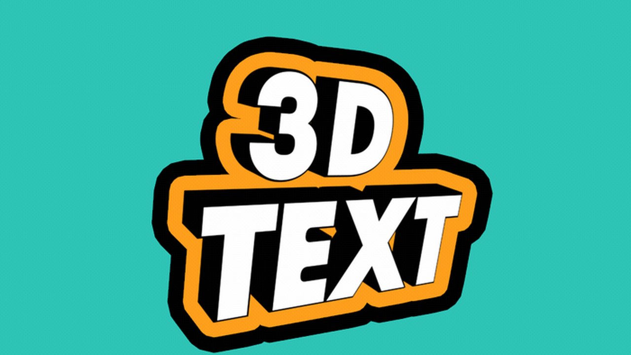 Free After Effects Project: 3D Text Animator Examples (Motion by Nick)
