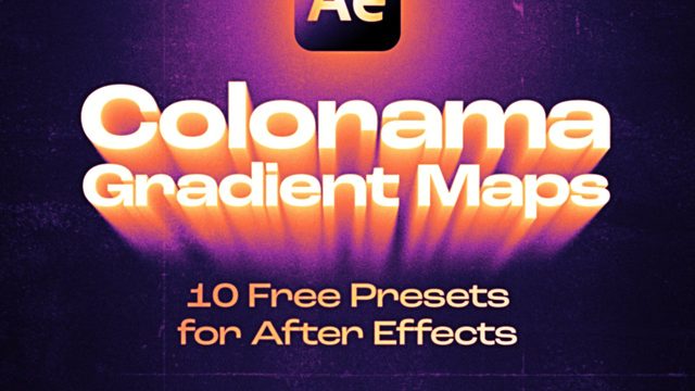 Free After Effects Animation Preset: 10 Colorama Gradient Maps (Chunk)
