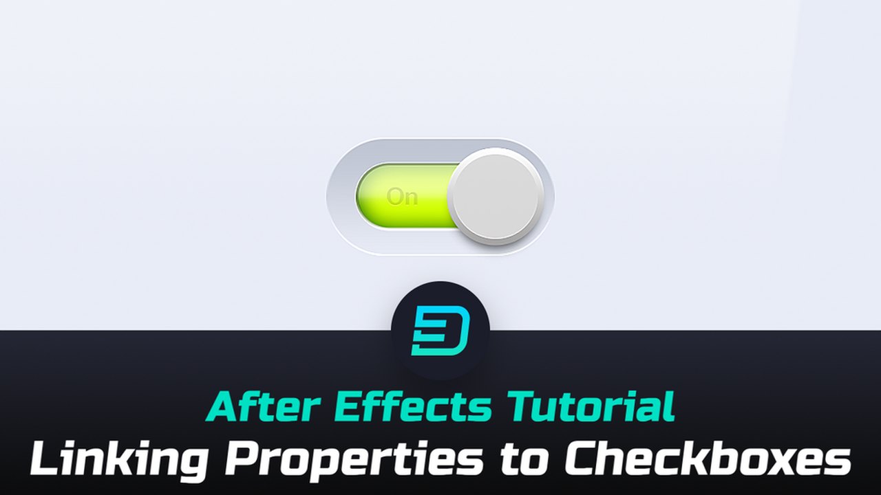 Free After Effects CS6+ Project: Switch UI with a Checkbox Expression (d3luxxxe)