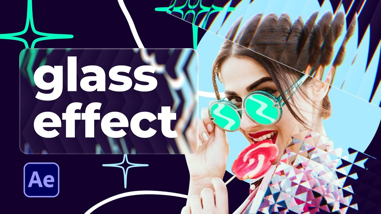 Free After Effects Project: Refracted Reeded Glass Effect (Mograph Mill)