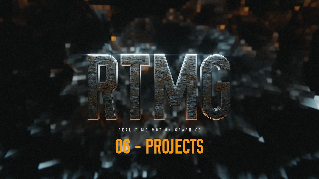 Free Blender Eevee Motion Graphics Course Files: RTMG (Mantissa)