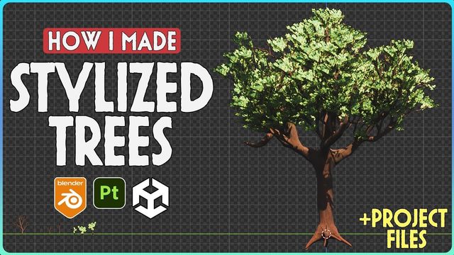 Free Blender Project: Stylized Game-Ready Tree (Vertex Horizons)
