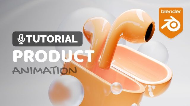 Free Blender Scene: Low-Poly Earbuds Animation (Polygon Runway)