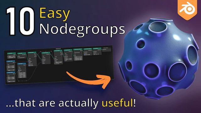 Free Blender 3.4 File: 10 Geometry Nodes Hacks (Stray Creations)