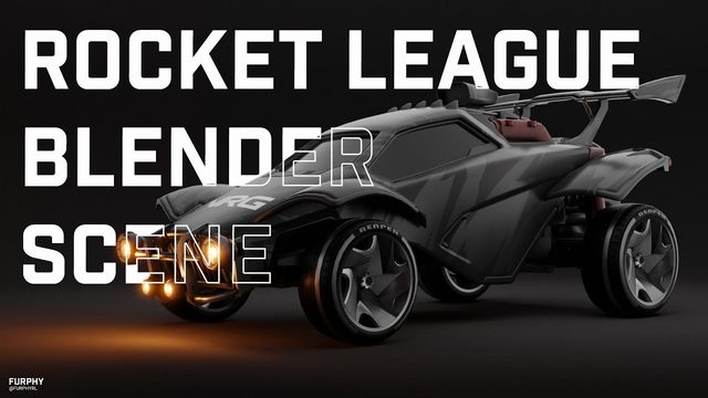 Free Blender Starter Scene for Rocket League Car Renders (furphy)