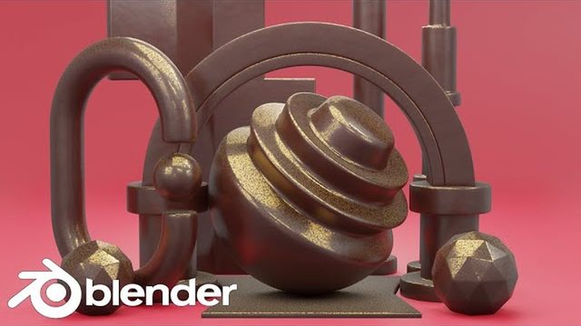 Free Blender 2.8 Eevee Material Test Studio Scene (PIXXO 3D)