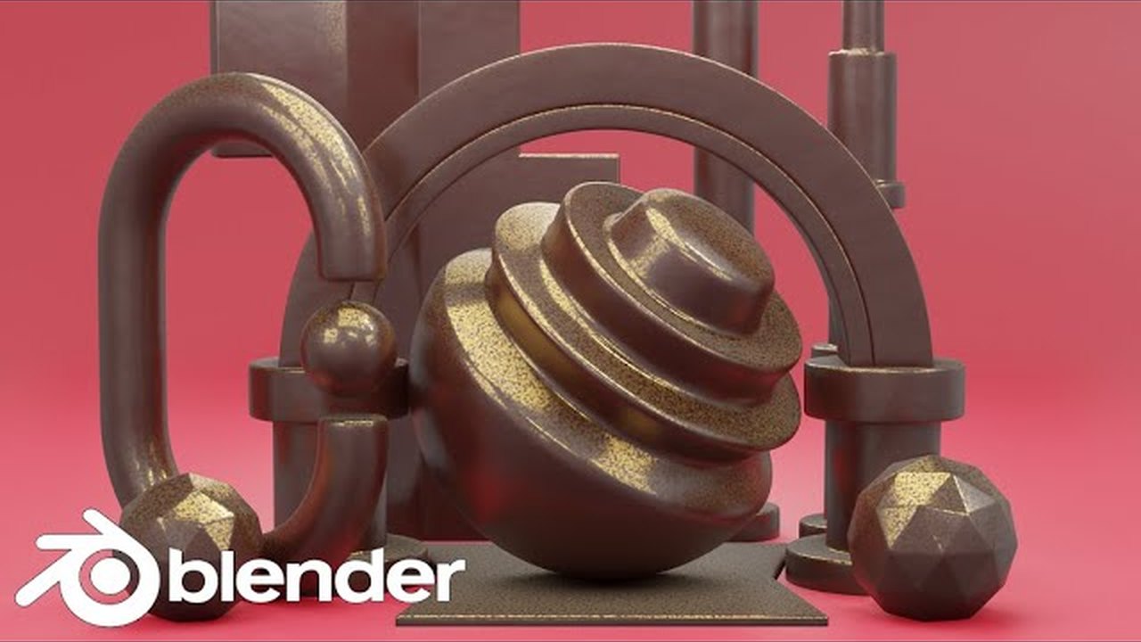 Free Blender 2.8 Eevee Material Test Studio Scene (PIXXO 3D)