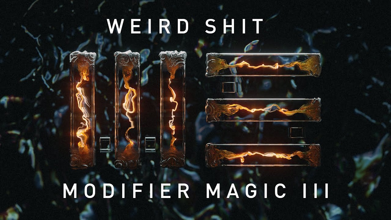 Free Blender 2.82 Modifier Stack Scene: Modifier Magic III (Mantissa)