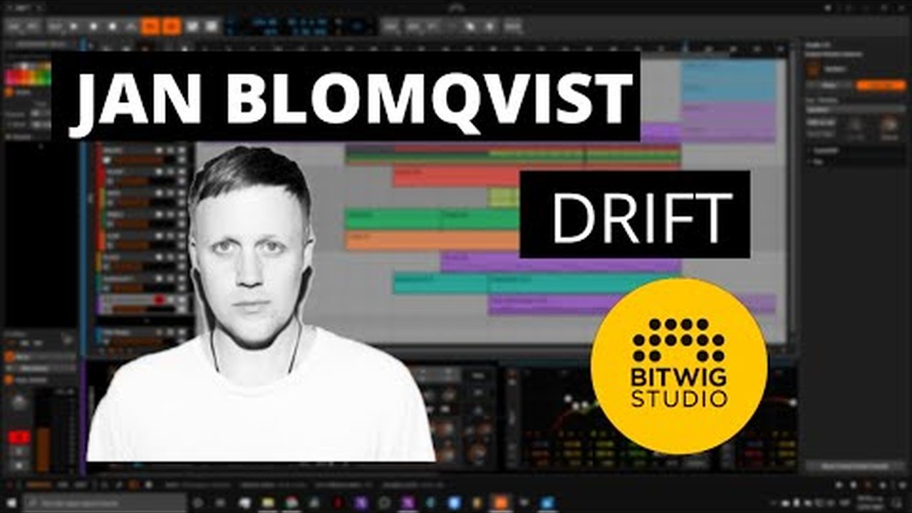 Free Bitwig Template: Jan Blomqvist 'Drift' Pad in Polysynth (Balroj)