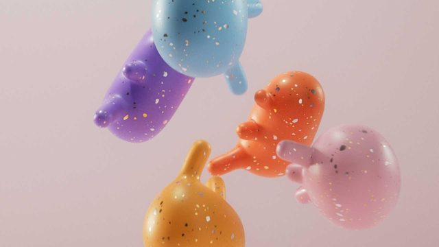 Free C4D Redshift Scene: Inflating Abstract Objects (CG Shortcuts)
