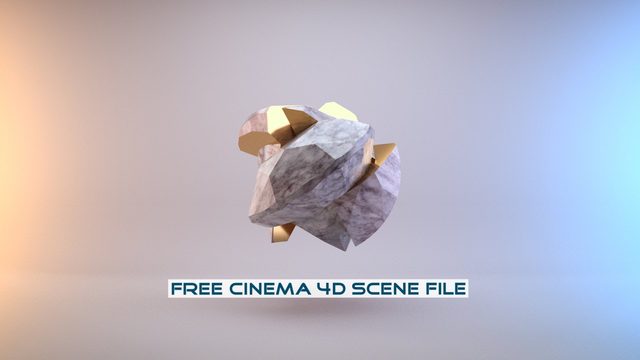 Free Cinema 4D R21 Rigged Slice Animation Scene (MadMonkey)