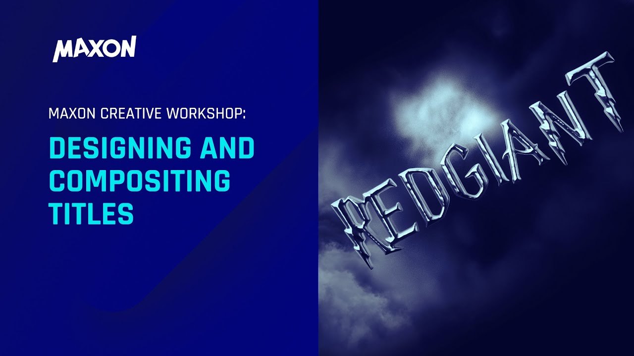 Free Cinema 4D Redshift Fantasy Titles Exercise Files (Maxon Training)