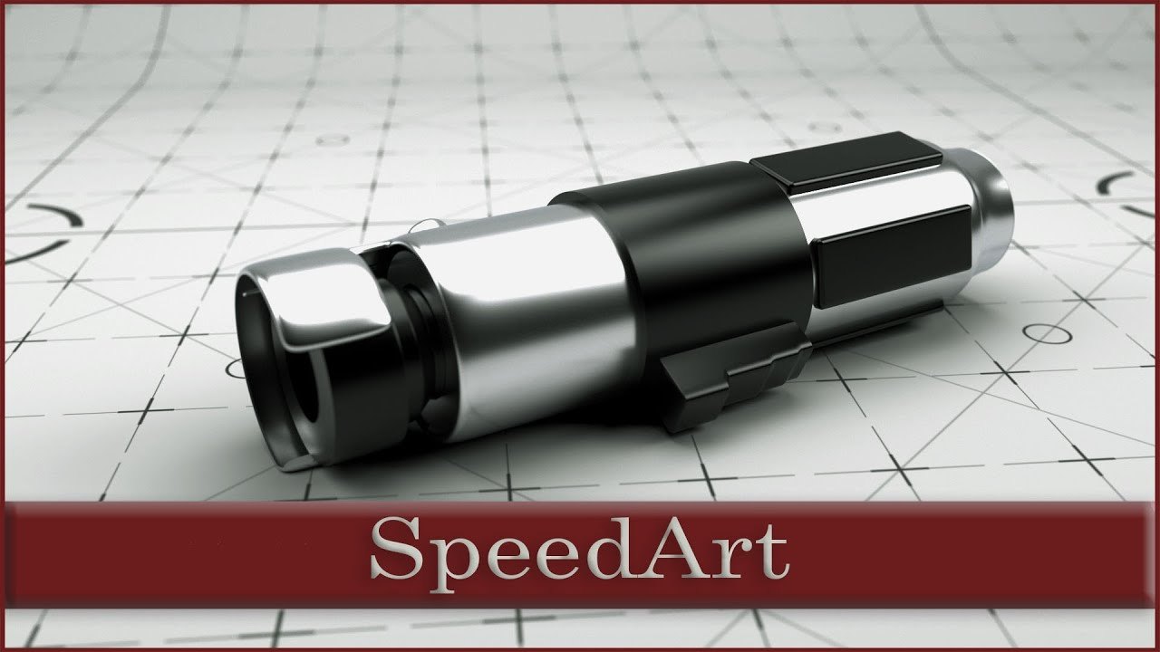 Free Cinema 4D Redshift Project: Yoda's Lightsaber (iDesignish)