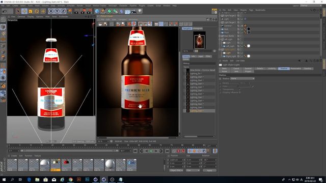Free Cinema 4D Lighting Class Starter Scene (VSLAB Live 190222)