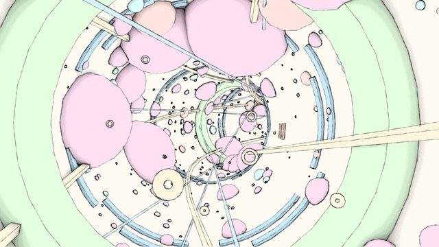Free Cinema 4D R25 VJ Tunnel Loop Scene File: MaXoN_c4d (REVILO)