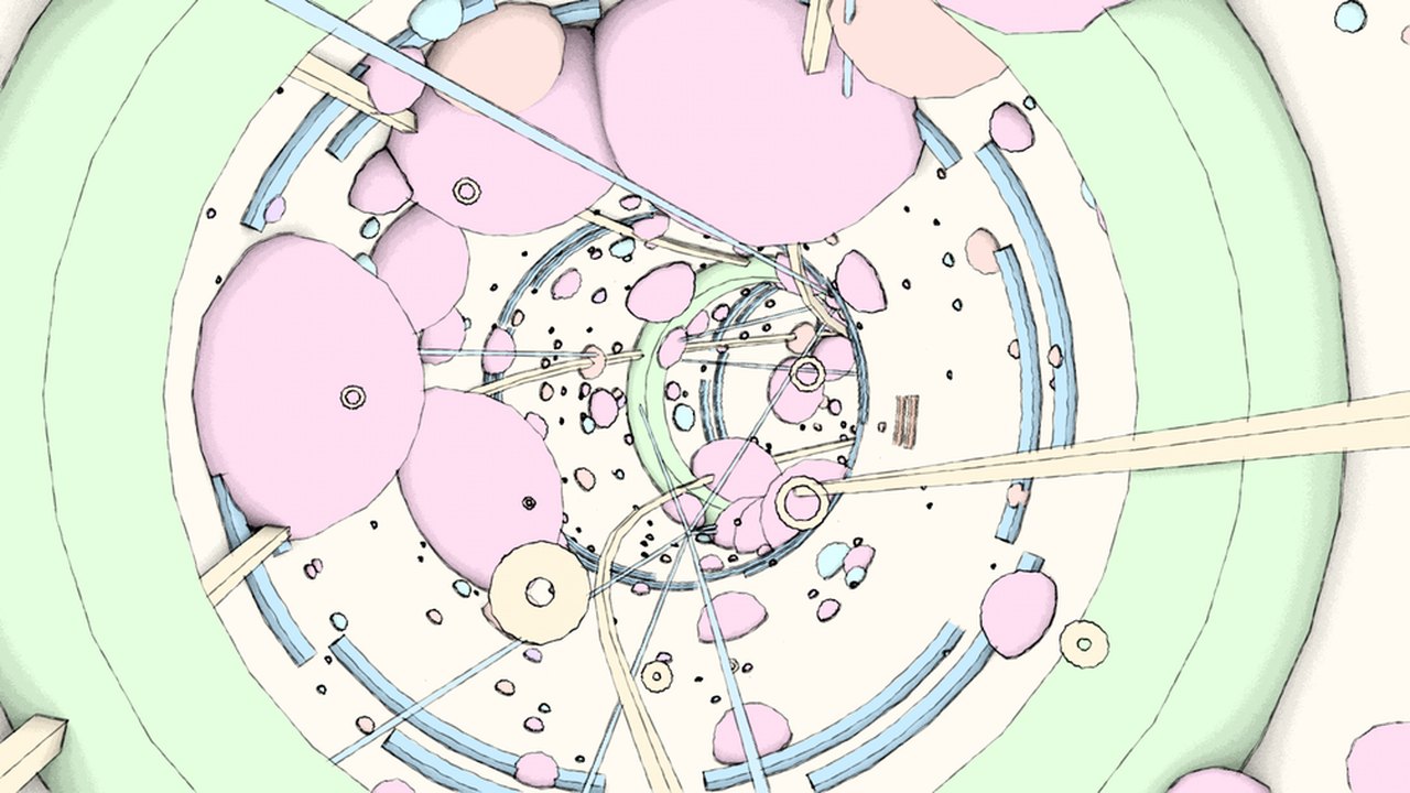 Free Cinema 4D R25 VJ Tunnel Loop Scene File: MaXoN_c4d (REVILO)