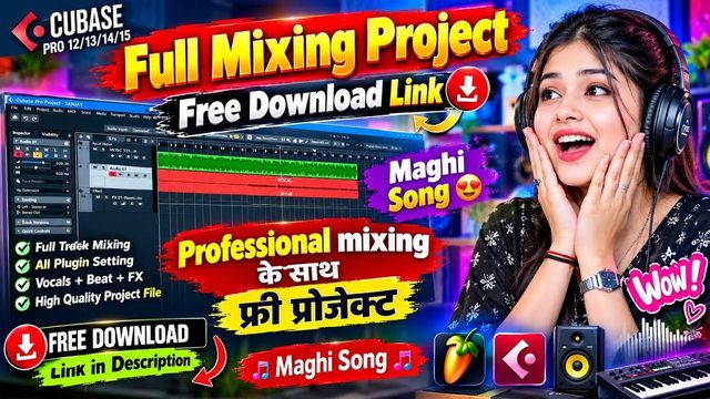 Free Cubase Mixing Project: Maghi Song Vocal Mix (Sanjay Sangeet)