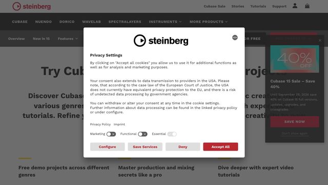 Free Cubase Pro 15 Demo Project: Austin Hull Pop Song (Steinberg)