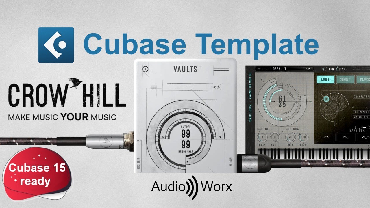 Free Cubase 15 Template: Crow Hill Vault and Pocket Strings (Audio-Worx - by HaPe Stoll)