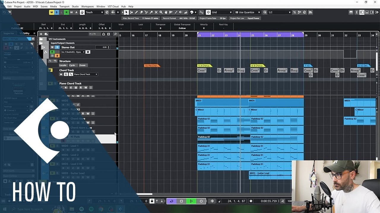 Free Cubase 13 Project: AZODi Pop Demo Project (AZODi / Steinberg)