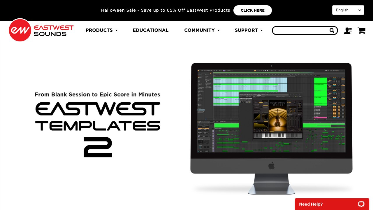 Free Cubase 14 Template: EastWest Templates 2 for ComposerCloud+ (EastWest Sounds)
