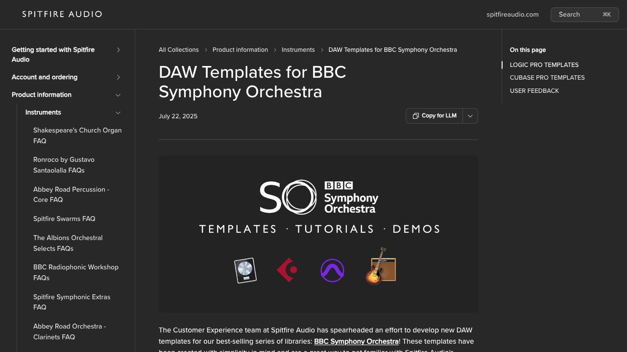 Free Cubase 13 Template: BBC Symphony Orchestra Discover (Spitfire Audio)
