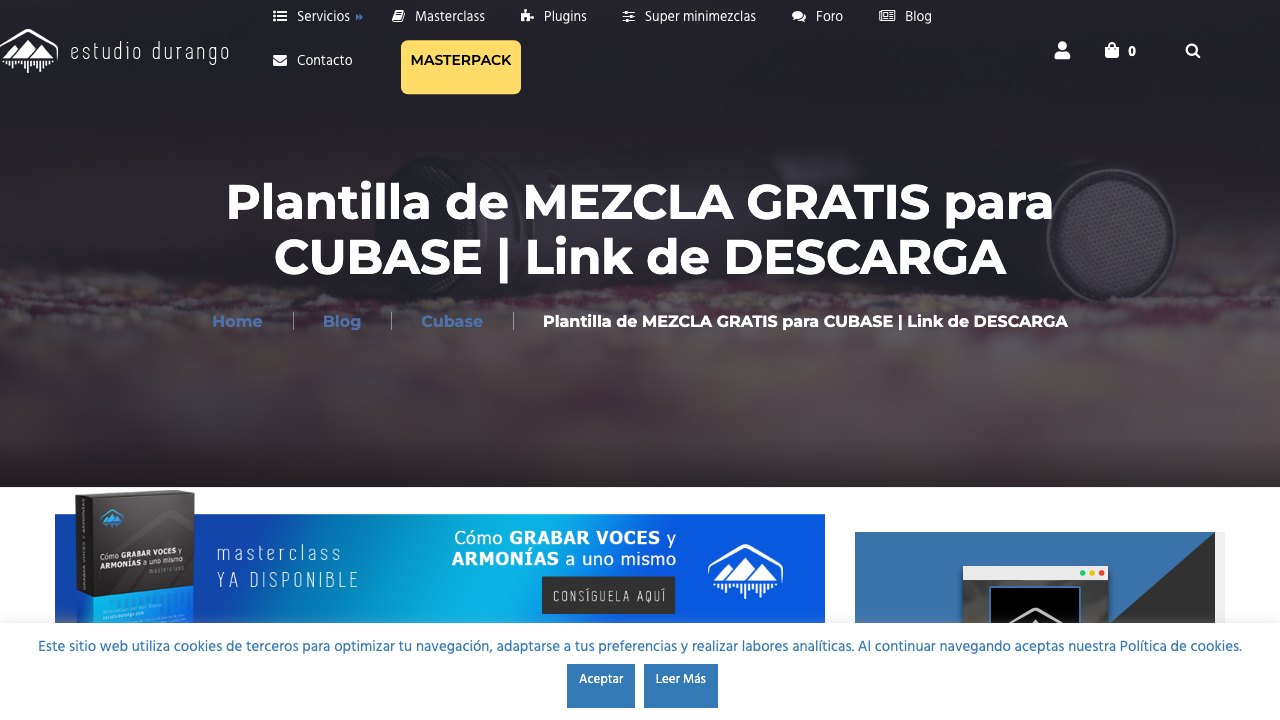 Free Cubase 13 Project: Estudio Durango Mixing Template (Estudio Durango (Ibon Alonso))