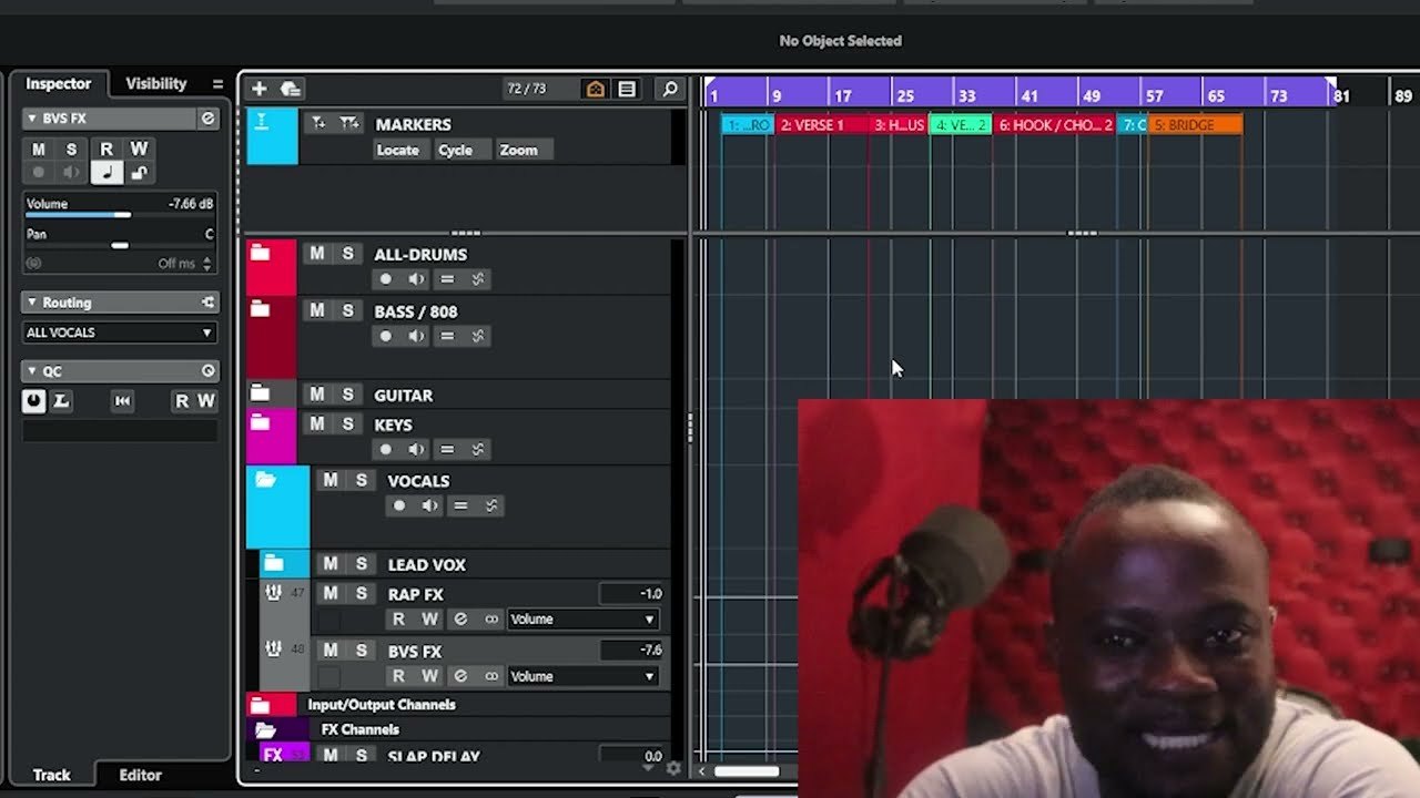 Free Cubase 12 Project: Bigsam Beatz Mixing Template (Bigsam Music Studio (Bigsam Beatz))