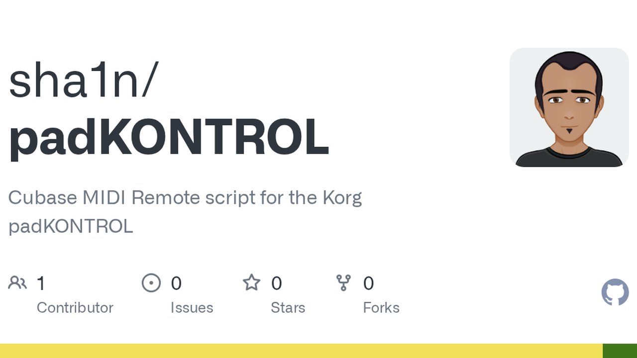 Free Cubase 13 MIDI Remote Script: Korg padKONTROL Pads for Transport and Mixer (Shai Nagar)