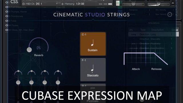 Free Cubase Expression Map: Cinematic Studio Strings Lite Ensemble (zwaves)