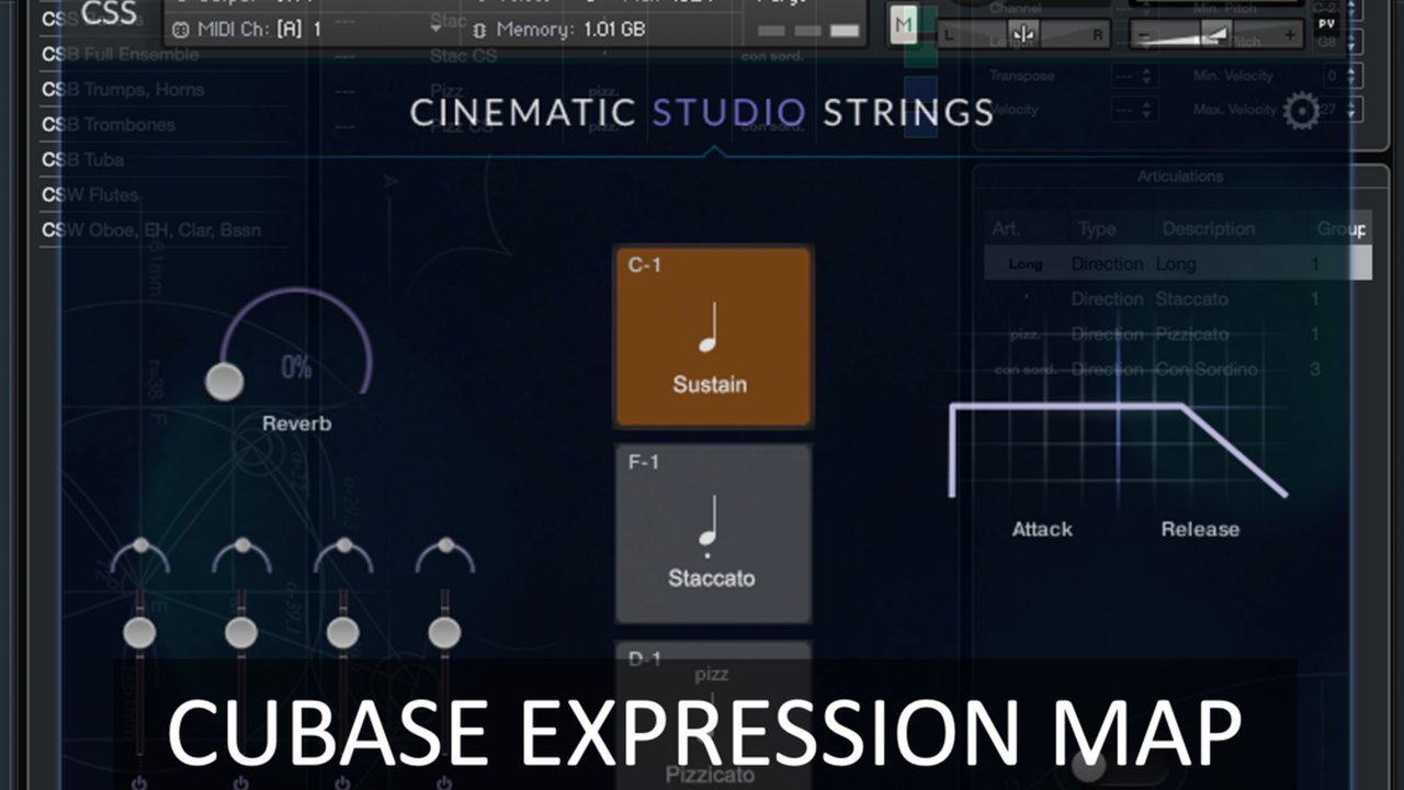 Free Cubase Expression Map: Cinematic Studio Strings Lite Ensemble (zwaves)