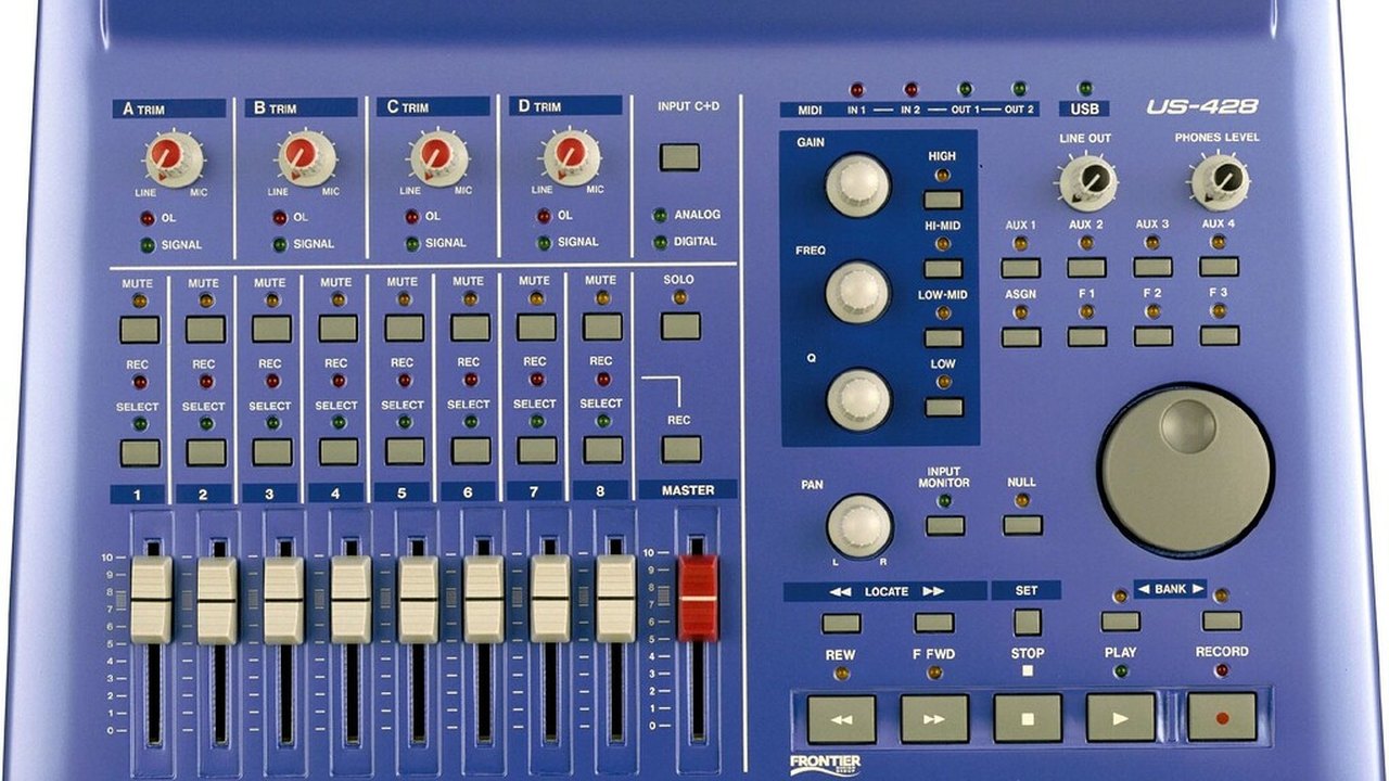 Free Cubase MIDI Remote Script: TASCAM US-428 Portastudio-Style Control (Paul Warner)
