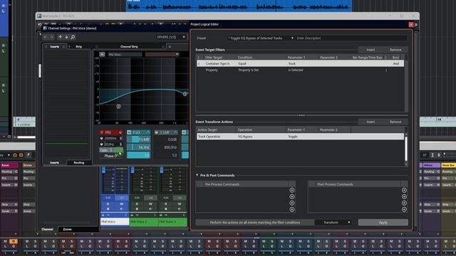 Free Cubase Project Logical Editor Presets: PLE and MIDI Logical Editor Collection (Phil Pendlebury)